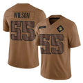 Friene M.Vikings #55 Eric Wilson Player Brown Salute To Service Limited Stitched Jerseys