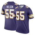 Friene M.Vikings #55 Eric Wilson Player Purple Limited Classic Home Game Stitched Jerseys