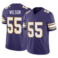 Friene M.Vikings #55 Eric Wilson Player Purple Limited Classic Vapor F.U.S.E. Home Game Stitched Jerseys