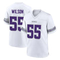 Friene M.Vikings #55 Eric Wilson Player White Alternate Home Game Stitched Jerseys