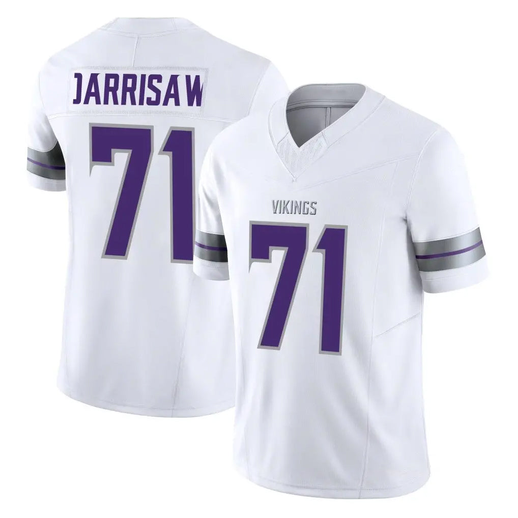 Friene M.Vikings #71 Christian Darrisaw Player White Limited Alternate Vapor F.U.S.E. Home Game Stitched Jerseys