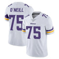 Friene M.Vikings #75 Brian O'Neill Player White Limited Vapor Untouchable Home Game Stitched Jerseys