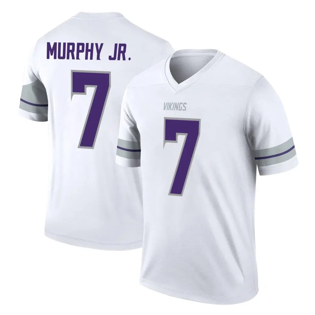 Friene M.Vikings #7 Byron Murphy Jr. Player White Alternate Legend Home Game Stitched Jerseys