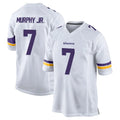Friene M.Vikings #7 Byron Murphy Jr. Player White Home Game Stitched Jerseys