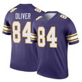 Friene M.Vikings #84 Josh Oliver Player Purple Limited Classic Home Game Stitched Jerseys