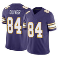 Friene M.Vikings #84 Josh Oliver Player Purple Limited Classic Vapor F.U.S.E. Home Game Stitched Jerseys