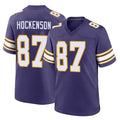 Friene M.Vikings #87 T.J. Hockenson Player Purple Classic Home Game Stitched Jerseys