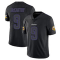 Friene M.Vikings #9 J.J. McCarthy Player Black Impact LImited Home Game Stitched Jerseys