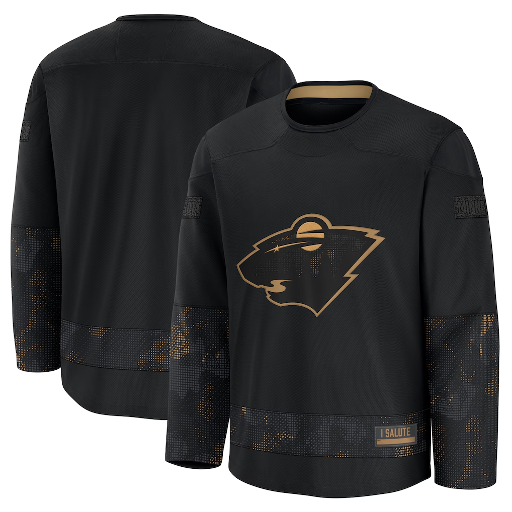Friene M.Wild Black 2024 Military Appreciation Practice Jerseys