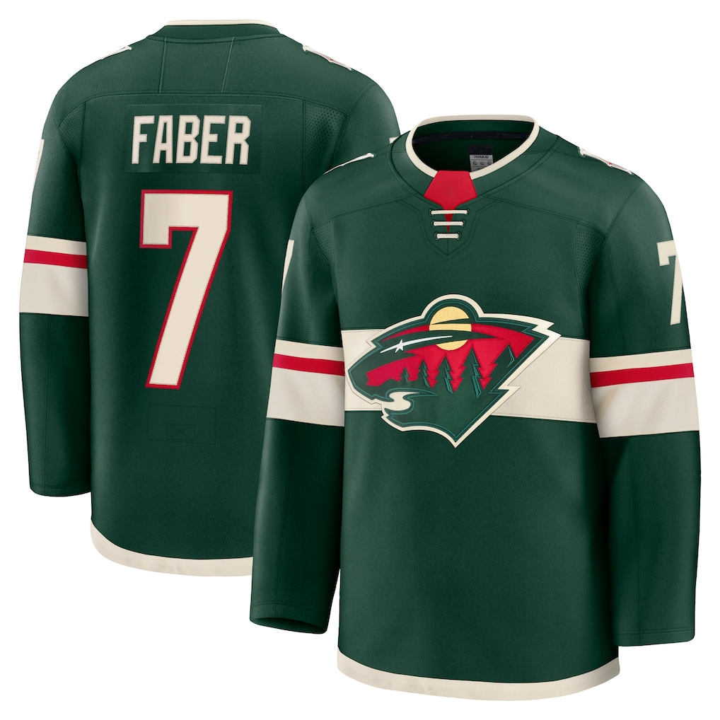 Friene M.Wild #7 Brock Faber Green Anniversary Premium Jerseys