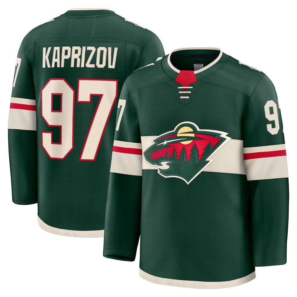 Friene M.Wild #97 Kirill Kaprizov Green Home Premium Jerseys