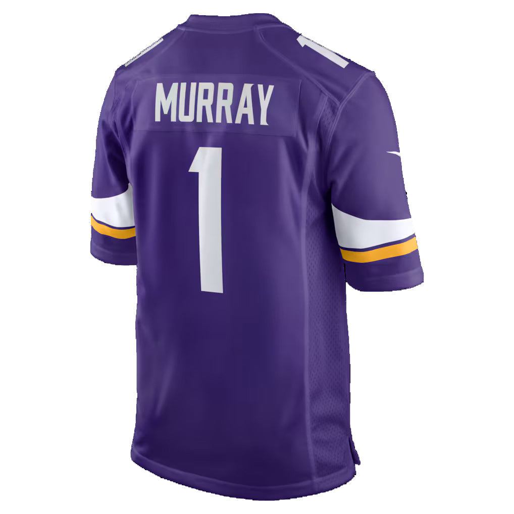 Friene MN.Vikings #1 Kyler Murray Purple Game Stitched Jerseys