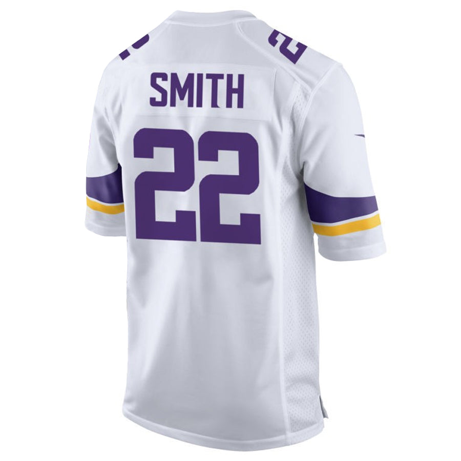 Friene MN.Vikings #22 Harrison Smith Player White Home Game Stitched Jerseys