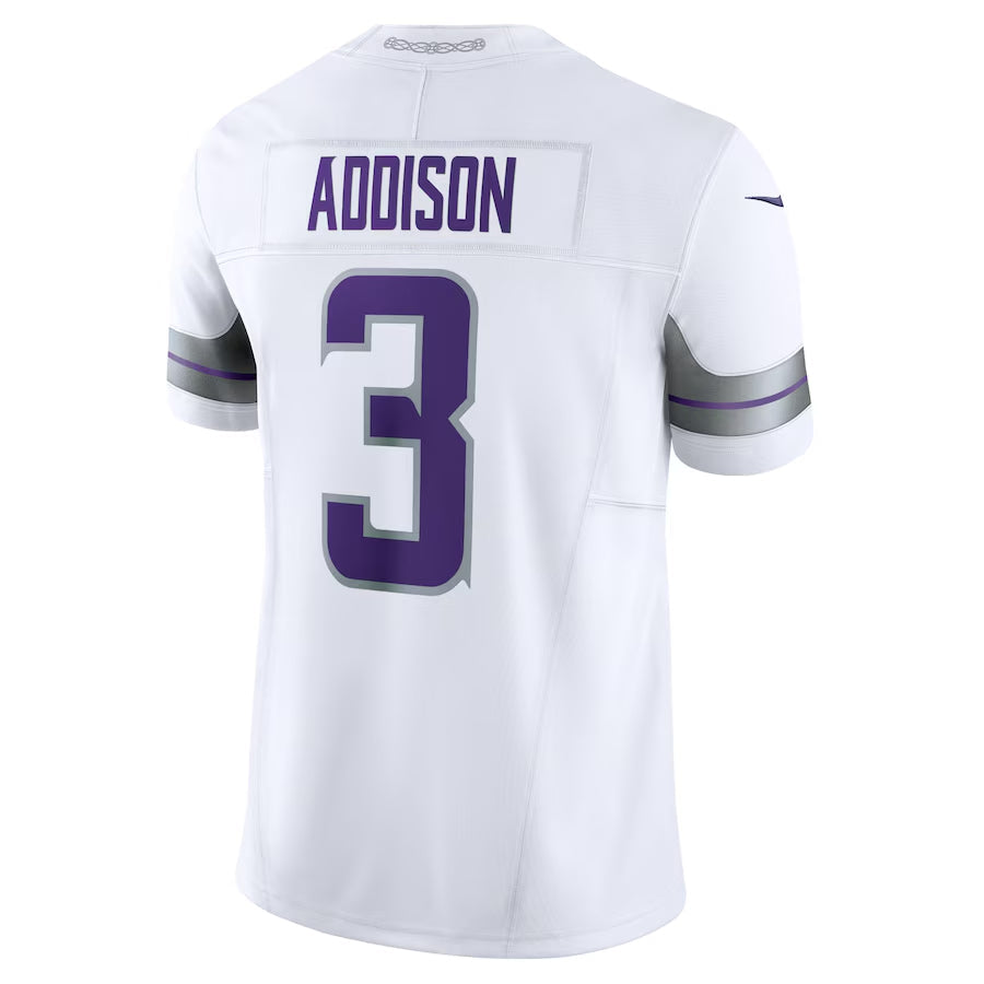 Friene MN.Vikings #3 Jordan Addison Player Alternate Vapor F.U.S.E. Limited Stitched Jerseys