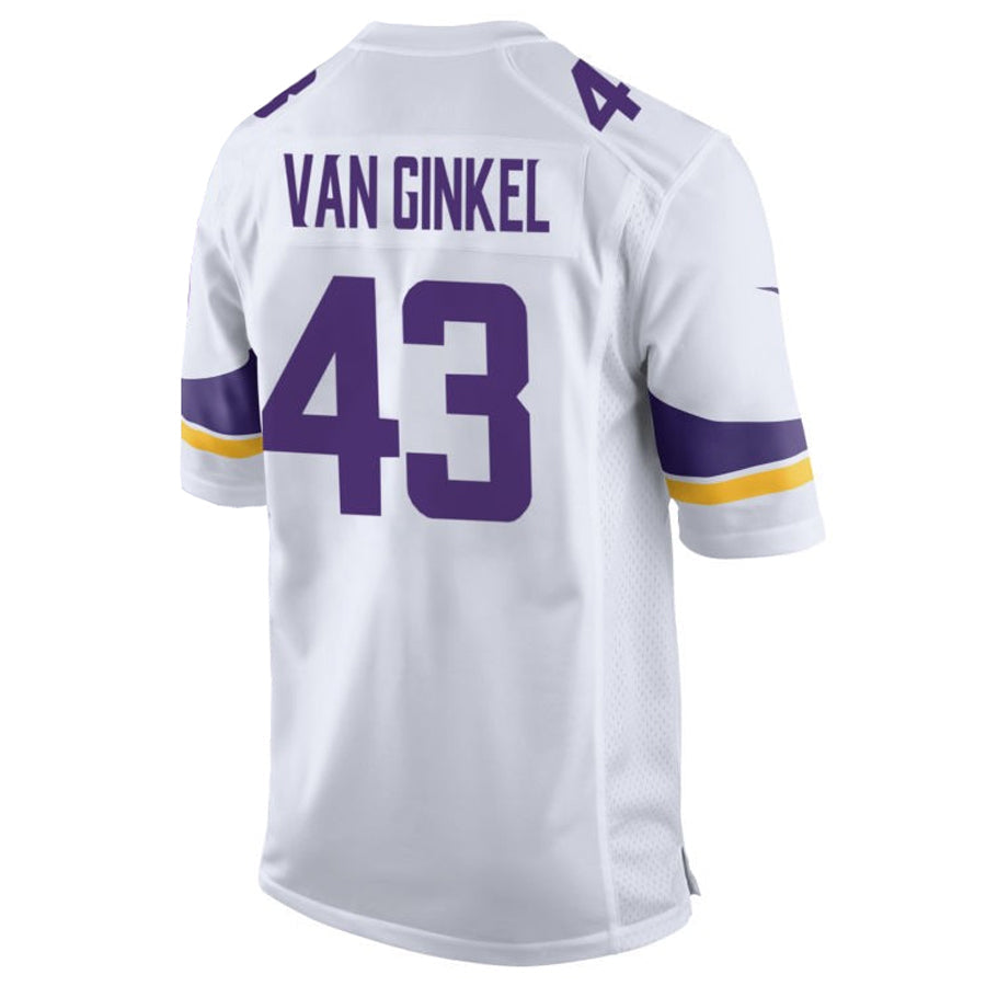 Friene MN.Vikings #43 Andrew Van Ginkel Player Purple Home Game Stitched Jerseys