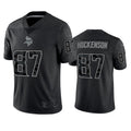 Friene MN.Vikings #87 T.J. Hockenson Player Black REFLECTIVE Limited Stitched Jerseys