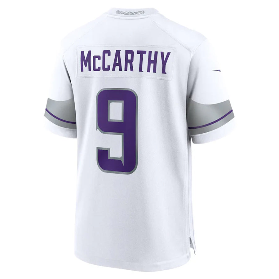 Friene MN.Vikings #9 J.J. McCarthy Player White Alternate Game Stitched Jerseys