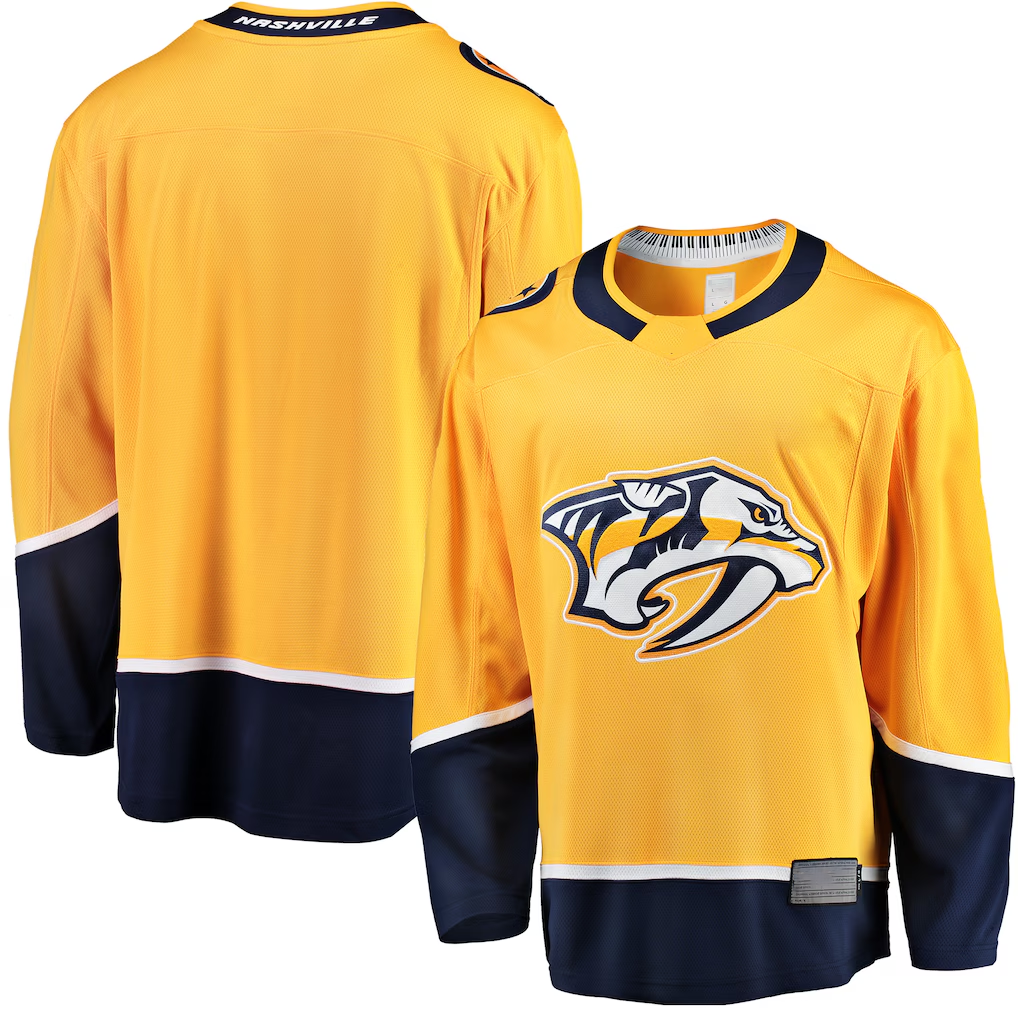 Friene N.Predators Gold Breakaway Home Jerseys
