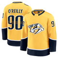 Friene N.Predators #90 Ryan O'Reilly Yellow Home Premium Jerseys