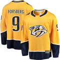 Friene N.Predators #9 Filip Forsberg Gold Home Breakaway Jerseys