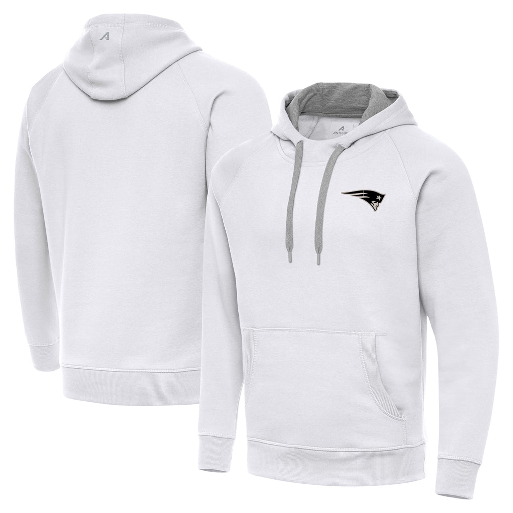 Friene NE.Patriots White Pullover Hoodies Limited Blank Player Stitched Jerseys