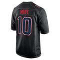 Friene NE.Patriots #10 Drake Maye Navy Vapor F.U.S.E. Limited Stitched Jerseys