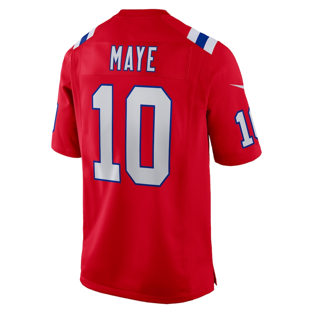 Friene NE.Patriots #10 Drake Maye Red Player Game Stitched Jerseys