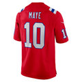 Friene NE.Patriots #10 Drake Maye Red Player Game Stitched Jerseys