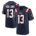 Friene NE.Patriots #13 Mack Hollins Player Navy Home Game Stitched Jerseys