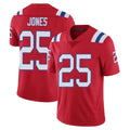 Friene NE.Patriots #25 Marcus Jones Player Red Vapor Untouchable Home Game Stitched Jerseys