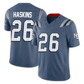 Friene NE.Patriots #26 Hassan Haskins Player Blue Limited Rivalries Collection Home Game Stitched Jerseys