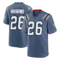 Friene NE.Patriots #26 Hassan Haskins Player Blue Rivalries Collection Home Game Stitched Jerseys
