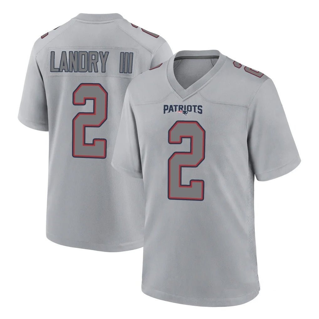 Friene NE.Patriots #2 Harold Landry III Player Gray Fashion Limited Home Game Stitched Jerseys
