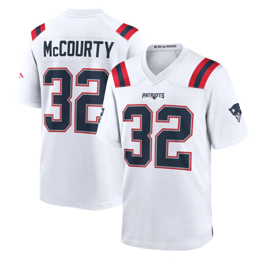 Friene NE.Patriots #32 TreVeyon Henderson Player White Home Game Stitched Jerseys