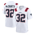 Friene NE.Patriots #32 TreVeyon Henderson Player White Home Game Stitched Jerseys