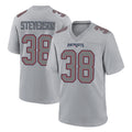 Friene NE.Patriots #38 Rhamondre Stevenson Player Gray Fashion Limited Home Game Stitched Jerseys