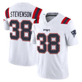 Friene NE.Patriots #38 Rhamondre Stevenson Player White Limited Vapor F.U.S.E. Home Game Stitched Jerseys