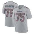 Friene NE.Patriots #75 Alijah Vera-Tucker Player Gray Fashion Limited Home Game Stitched Jerseys