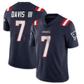 Friene NE.Patriots #7 Carlton Davis III Player Navy Vapor Untouchable Home Game Stitched Jerseys