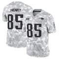 Friene NE.Patriots #85 Hunter Henry Player Arctic Camo Salute to Service Limited Stitched Jerseys