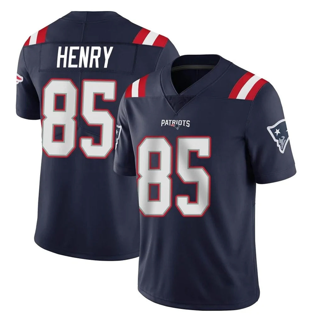 Friene NE.Patriots #85 Hunter Henry Player Navy Vapor Untouchable Home Game Stitched Jerseys
