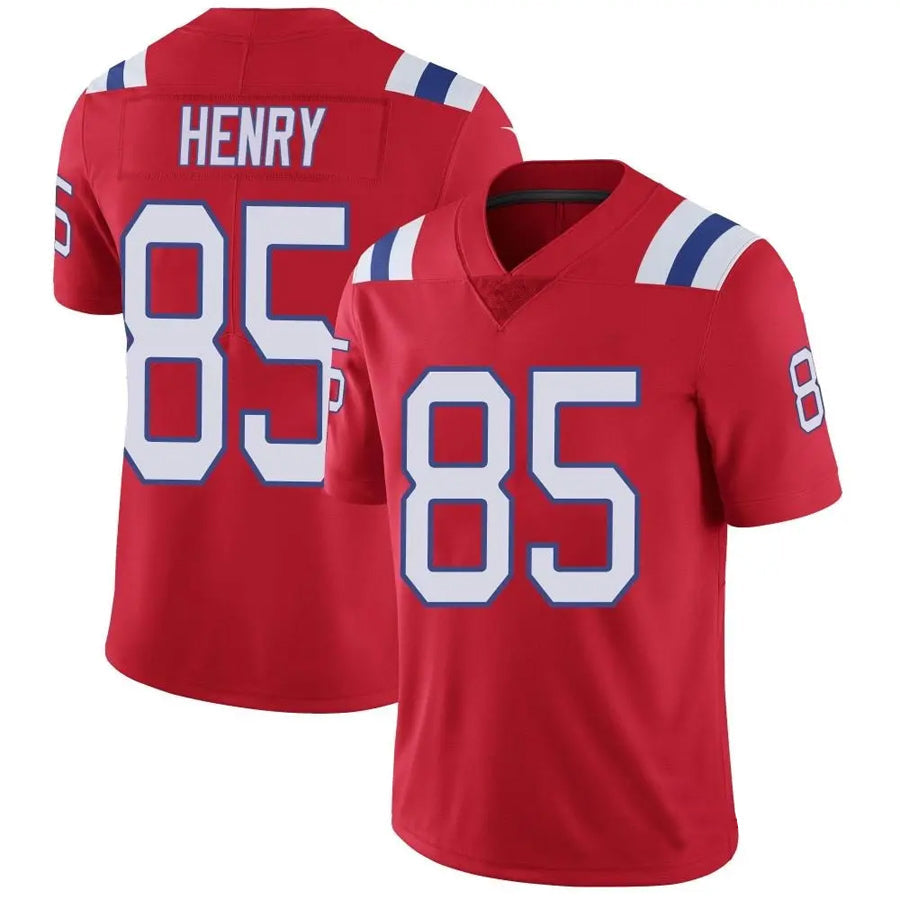 Friene NE.Patriots #85 Hunter Henry Player Red Vapor Limited Stitched Jerseys