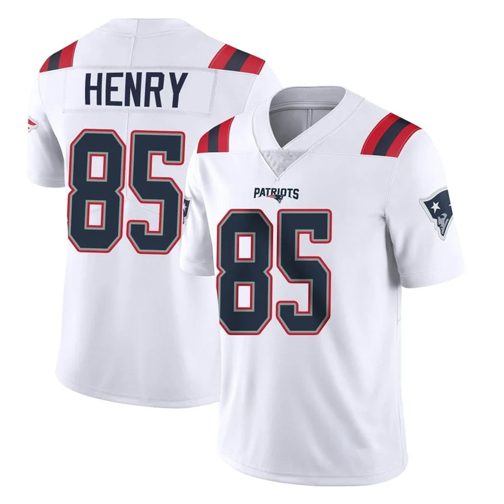 Friene NE.Patriots #85 Hunter Henry Player White Vapor Untouchable Home Game Stitched Jerseys