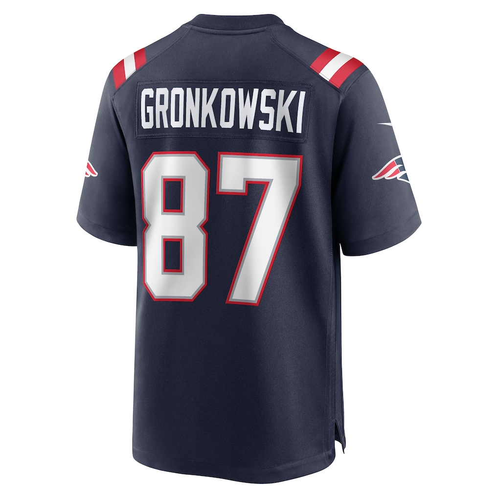 Friene NE.Patriots #87 Rob Gronkowski Navy Team Retired Player Game Stitched Jerseys