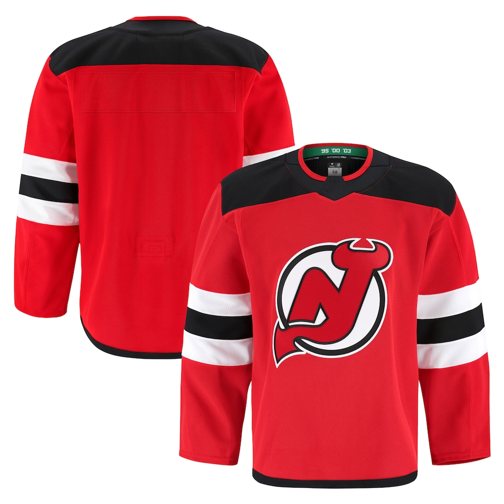 Friene NJ.Devils Red Home Authentic Pro Jerseys
