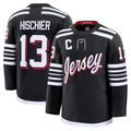 Friene NJ.Devils #13 Nico Hischier Black Alternate Premium Jerseys