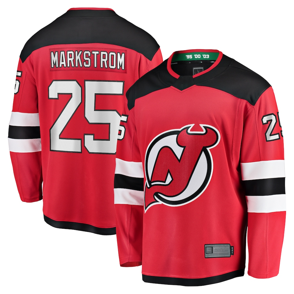 Friene NJ.Devils #25 Jacob Markstrom Red Home Premier Breakaway Player Jerseys