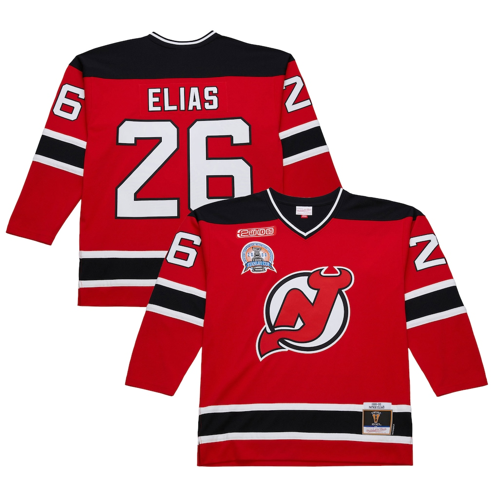 Friene NJ.Devils #26 Patrik Elias Red 1999-00 Power Play Jerseys