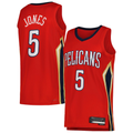Friene NO.Pelicans #5 Herbert Jones Red Swingman Stitched Jerseys- Statement Edition
