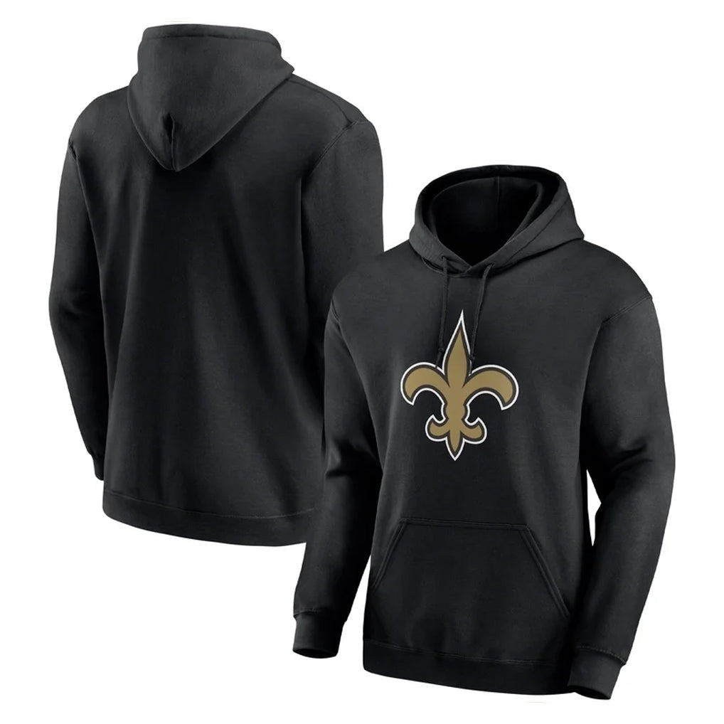 Friene NO.Saints Black Pullover Hoodies Limited Blank Player Stitched Jerseys